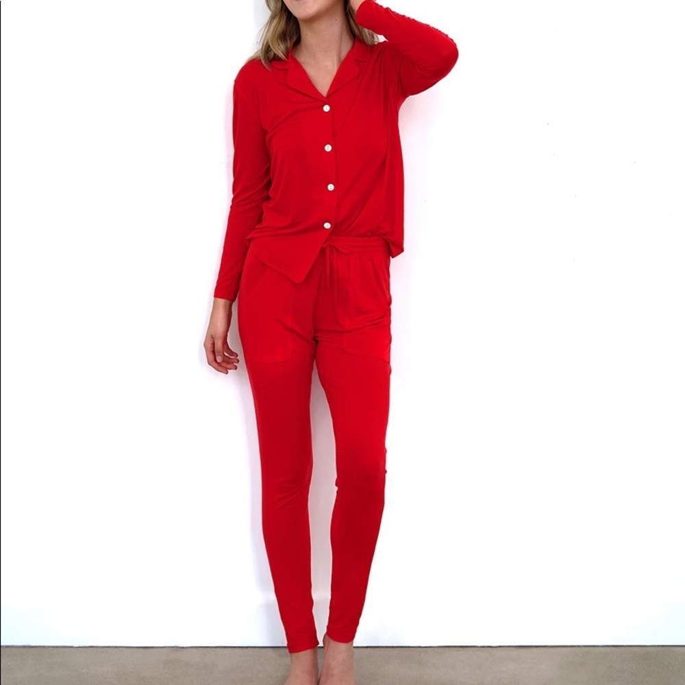 Red Weekend Made Pajama Set - Women’s